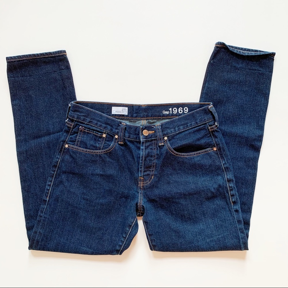 Gap 1969 Original Fit Dark Wash Jeans